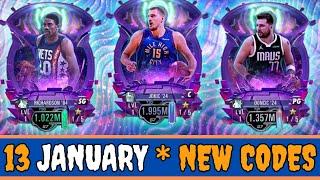 13 JANUARY ️NBA 2K MOBILE CODES 2025 - NBA 2K MOBILE REDEEM CODES - CODES FOR NBA 2K MOBILE