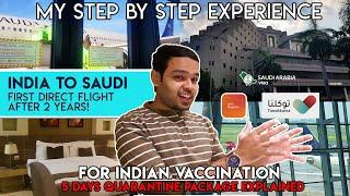 India to Saudi Direct Flight | Chennai to Riyadh | 5 Days Quarantine Package Steps Explained | Tamil