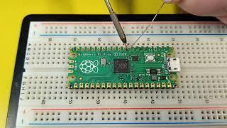 How to solder header pins on board - Raspberry Pi Pico