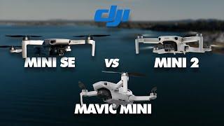 Mini SE vs Mavic Mini vs Mini 2 - DJI Mini Drone Comparison | DansTube.TV