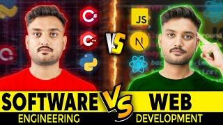 Which Career Path Is Right for You? - Web Development vs Software Engineering - Hindi