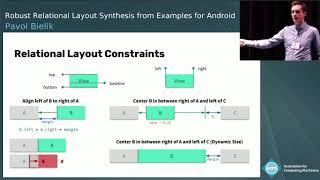 Robust Relational Layout Synthesis from Examples for Android