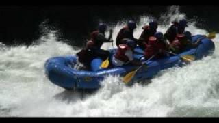 Whitewater Rafting India into the WALL on the Ganges at Rishikesh