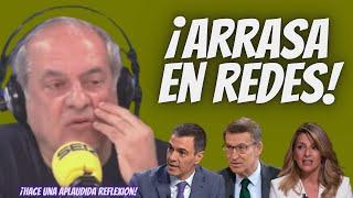 Javier Aroca "ARRASA en las REDES" con esta CRÍTICA a Feijóo, Pedro Sánchez y a Yolanda Díaz