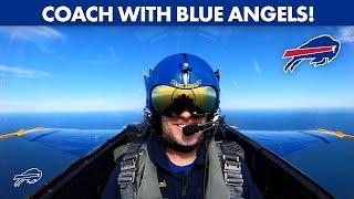 Bills Coach Sean McDermott's Ride With The Blue Angels
