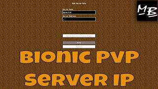 Minecraft Bionic PvP Server IP Address