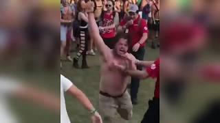 Man on Drugs Goes Ham at Music Festival