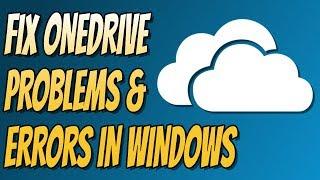 How To FIX OneDrive Errors & Problems In Windows 10,8.1,7 | Reset OneDrive In Windows Tutorial