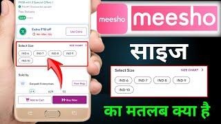 Meesho ind size | Meesho shoe size india | Meesho me ind size kya hota hai