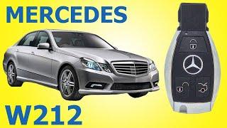 Mercedes w212  изготовление дубликата чип ключа зажигания рыбки в Минске. Remote key programming