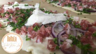 Fixer Flammkuchen ohne Hefe! - inkl. Prank (Grundrezept)