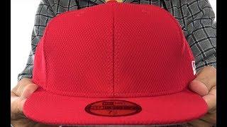 New Era 'DIAMOND TECH 59FIFTY-BLANK' Red Fitted Hat