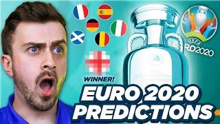 My EURO 2020 Predictions 