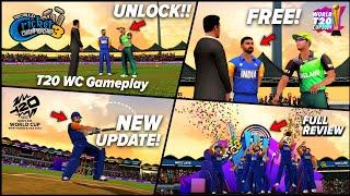 {New Update} Full Review: WCC3 FREE T20 2024 World Cup! new Jersey, Squad Update Gameplay!