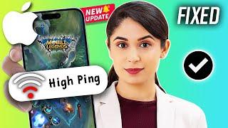 How To Fix High Ping in Mobile Legends iPhone 2024 | Unstable Ping Mobile Legends