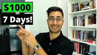 How I Make $1,000 In 7 Days On Fiverr