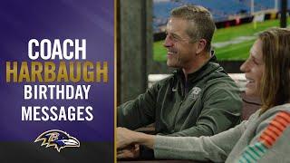 Special Messages for John Harbaugh's 60th Birthday | Baltimore Ravens