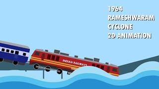 1964 RAMESWARAM CYCLONE TRIBUTE 2D ANIMATION WORK