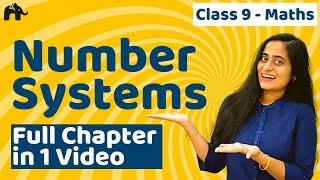 Number Systems Class 9 Maths Chapter 1| One Shot