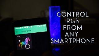 Smartphone Wifi Controlled RGB Mood Lamp ||  RGB tutorial || ESP8266 RGB Mood Lamp || Blynk Tutorial