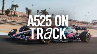 ALL THE ANGLES: A525'S FIRST LAPS 