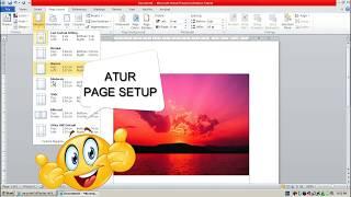 cara print full kertas a4 di word | cara print penuh kertas a4