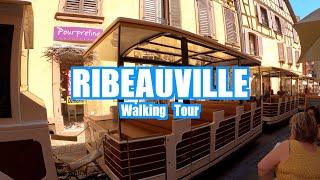 Ribeauville France  Walking Tour in 4K - Alsace region