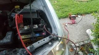 Charging Dead Scooter Battery with Car Battery