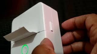 New Hilceriy Mini Portable Printer (White) - Unboxing