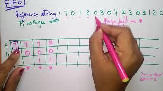 Page replacement Algorithms | FIFO | Example | OS | Lec-26 | Bhanu Priya