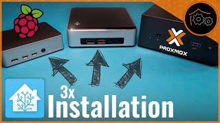 Home Assistant Installation auf Raspberry Pi, Mini PC (Intel NUC) oder Proxmox