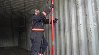 Container Dent Repair with Jaxx Hydraulic Bump-Out Cylinders