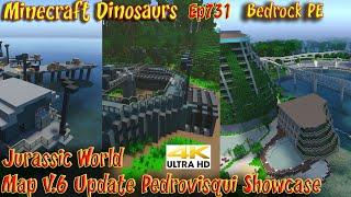 Jurassic World By Pedrovisqui V.6 Minecraft Bedrock PE Minecraft Dinosaurs Ep731