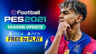 PES 2021 Next Season Patch 2025 Update Option file 2025 PS4 PS5 PC