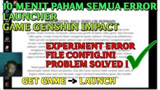 TUTORIAL MENGATASI GENSHIN IMPACT ERROR LAUNCHER, ERROR GAME (FULL VIDEO)