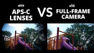 APS-C vs Full Frame lenses on your SONY a7III Camera // This vs That
