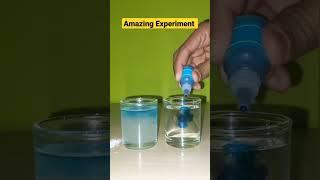 Simple Science Experiment with salt water and normal water #shorts #trendingvideo #kansalcreation