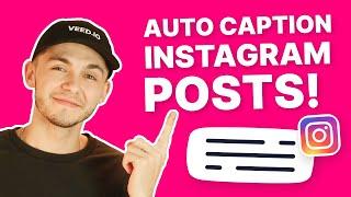 NEW Automatic Instagram Captions - How to Add Subtitles to Instagram (2022)