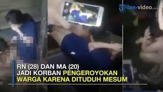 TRAGIS !!! pasangan kekasih diarak dan ditelanjangi keliling kampung