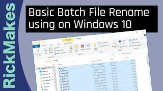Basic Batch File Rename using on Windows 10