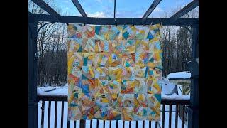 Scrappy Quilts/ Scrappy Crazy Quilt/Quilt Tutorials/ Easy Quilts For Beginners/Use Up Your Scraps