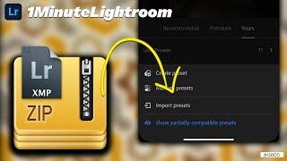 How to Import Presets Into Lightroom Mobile in a Minute