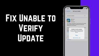 How to Fix Unable to Verify Update iOS 16 | No Longer Connected to The Internet | iOS 16 Beta