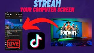 How to stream your computer screen on Tiktok (no stream key needed)