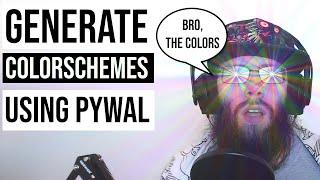 How to generate all the terminal color schemes with pywal