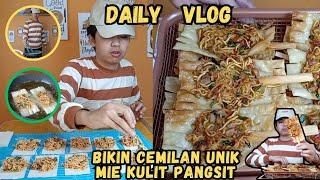 Cemilan Olahan Mie dan Kulit Pangsit Unik Banget, Bisa Dijual | Daily Vlog & Cooking #masak #food