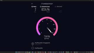 10Gbps MyRepublic Singapore XGS-PON Speed Test