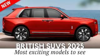 Top 10 Upcoming British SUVs with Sophisticated Exteriors & Luxurious Cabins for 2025