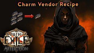 PoE 3.23 - I bought 144 charms | 5 for 1 charm recipe #pathofexile