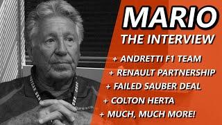 Mario Andretti EXTENDED Interview - Andretti F1 Team, Renault Partnership, Colton Herta and MORE!